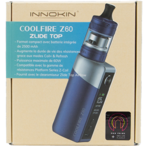 Kit Coolfire Z60 + Zlide TOP 3ml BLEUE Innokin