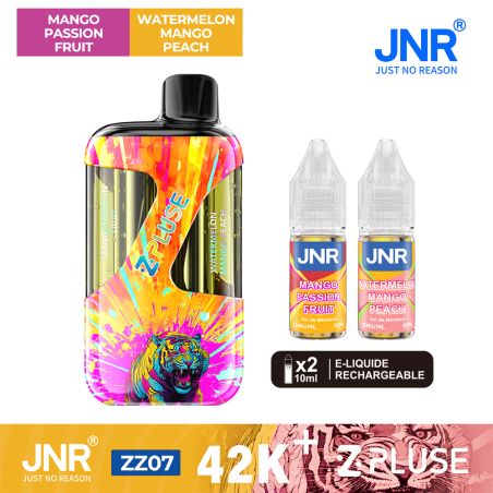 PUFF JNR Z PLUSE 42000 20mg MANGO PASSION + WATERMELON MANGO PEACH