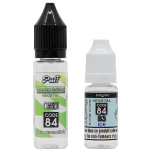 Base PUFF Menthe Fraîche 10ML + BOOSTER B3 ICE