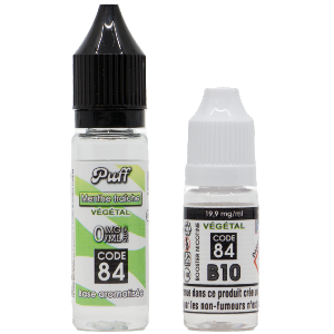 Base PUFF Menthe Fraîche 10ML + BOOSTER B10 NATURE