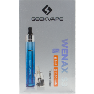 Kit wenax S3 1100 mAh Geekvape TEXTURE BLUE