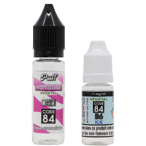Base PUFF Framboise 10ML + BOOSTER B6 ICE