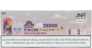 PUFF FALCON X 28000 20mg PEACH BERRIES JNR